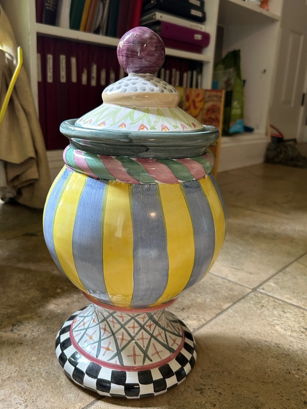 MacKenzie-Childs Taylor Globe Canister – Odd Fellows
